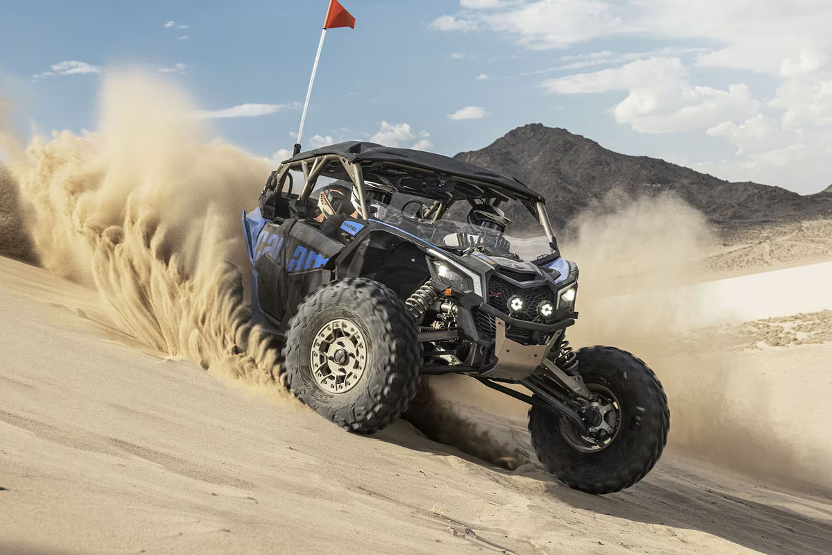 How much horsepower does a Can-Am Maverick X3 have? 01